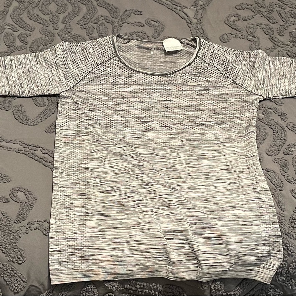 Nike Gray Long Sleeve Women's Top